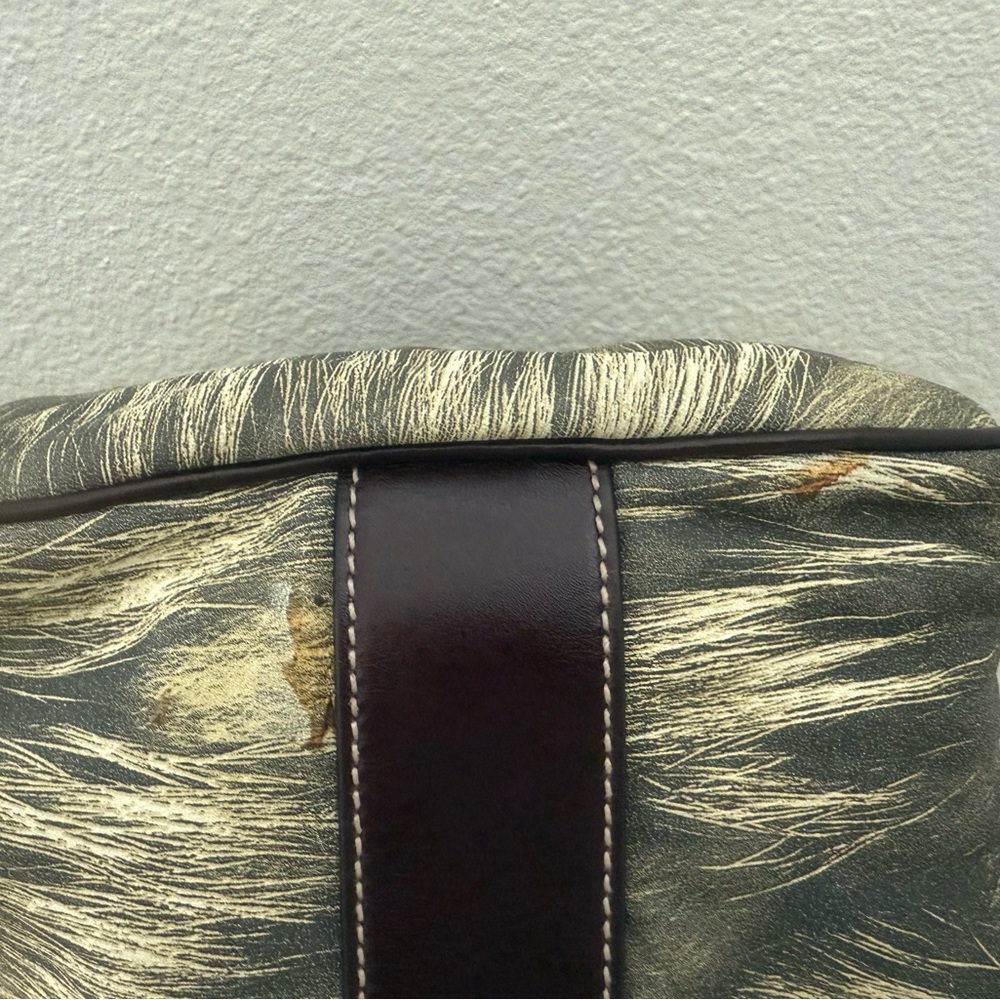 DOLCE & GABBANA Miss Glamorous Fur Print Handbag - Picture 9 of 15